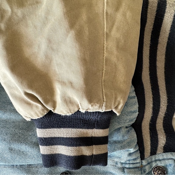 Denim varsity jacket - Picture 3 of 3